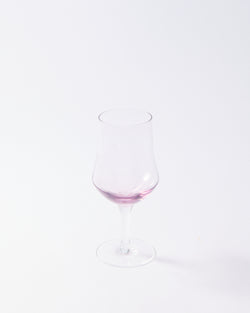 1970s Japanese Lilac Purple Wine Glass