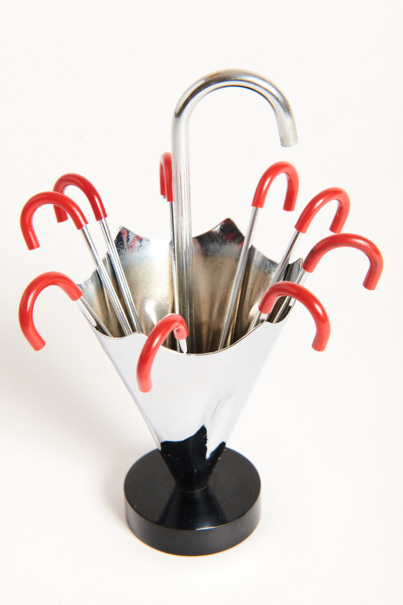 1940s Umbrella Cocktail Picks