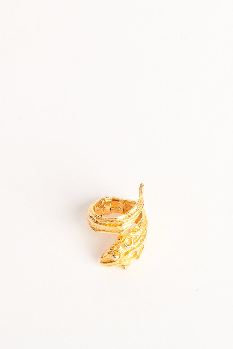 1970s Gold Adjustable Snake Ring