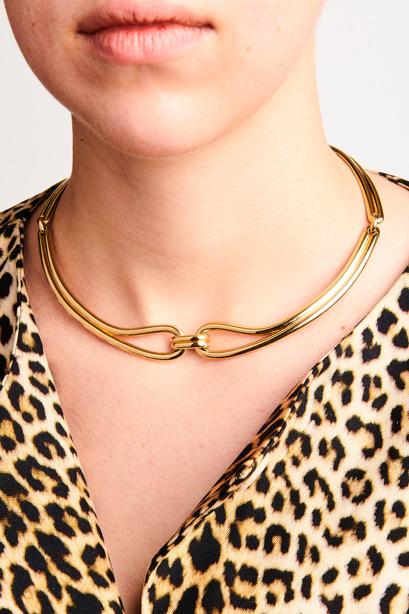 French Tubular Collar Necklace