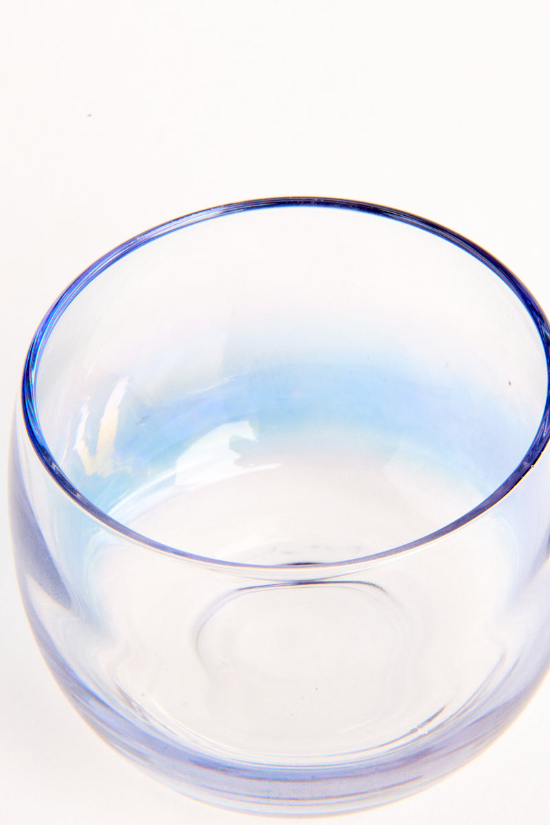 Ombré Blue and Pink Round Tumbler Set of Two