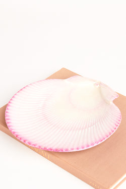 Wedgewood Pink Scallop Shell Plate