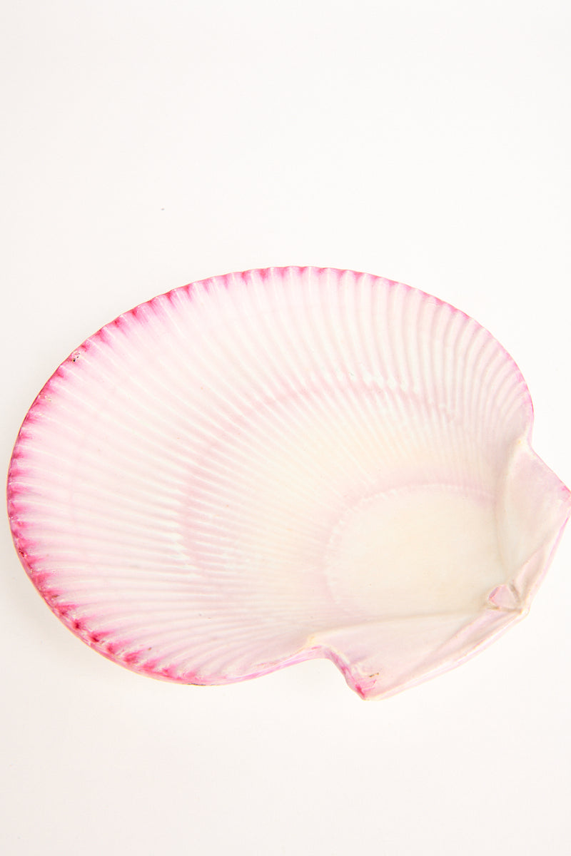 Wedgewood Pink Scallop Shell Plate