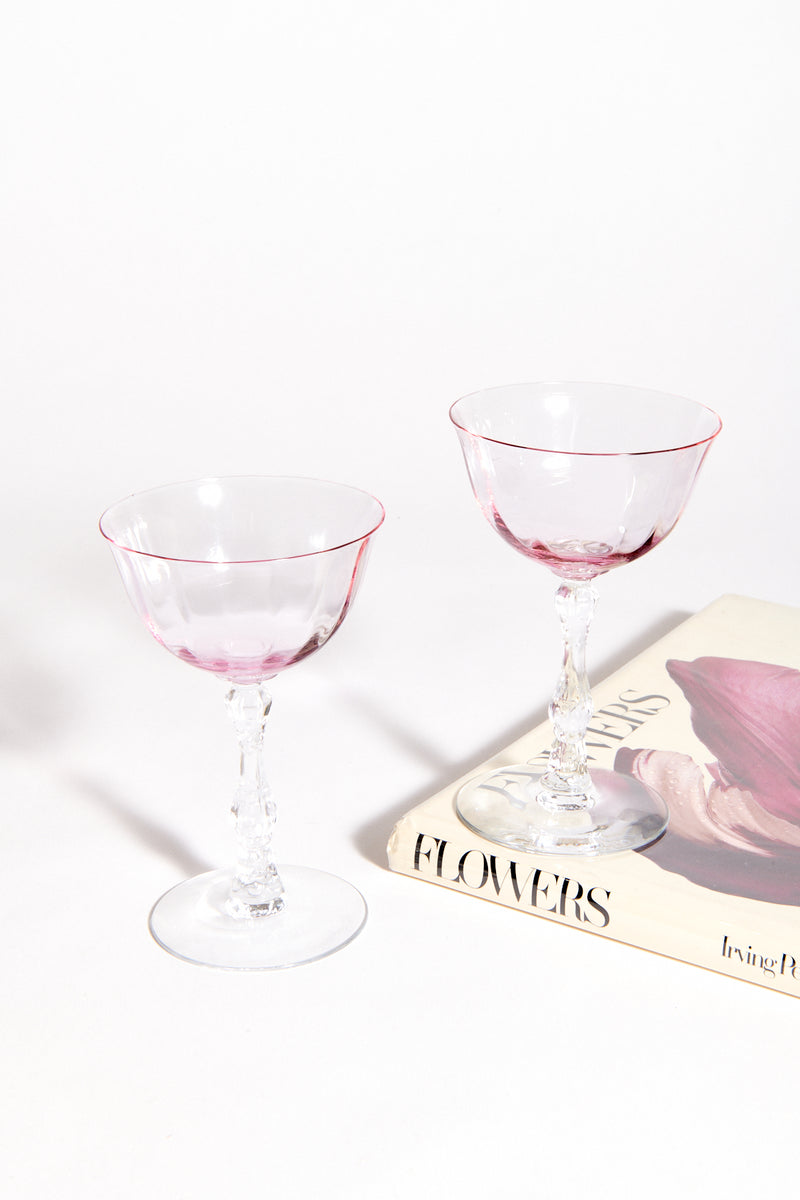 Lilac Cocktail Glass