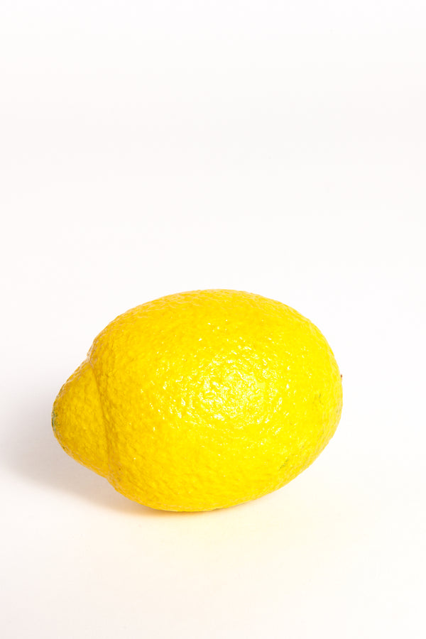 Italian Hand Painted Alabaster Lemon