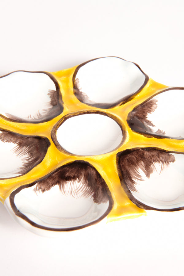 Yellow Oyster Plate