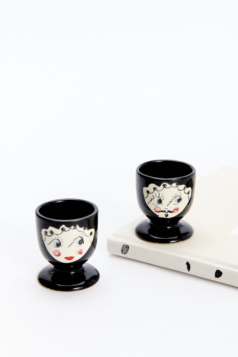 His & Hers Ceramic Egg Cups