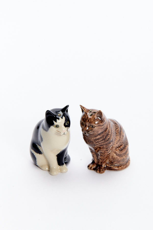 Handmade Cat - Barney & Clementine - Salt & Pepper Shakers
