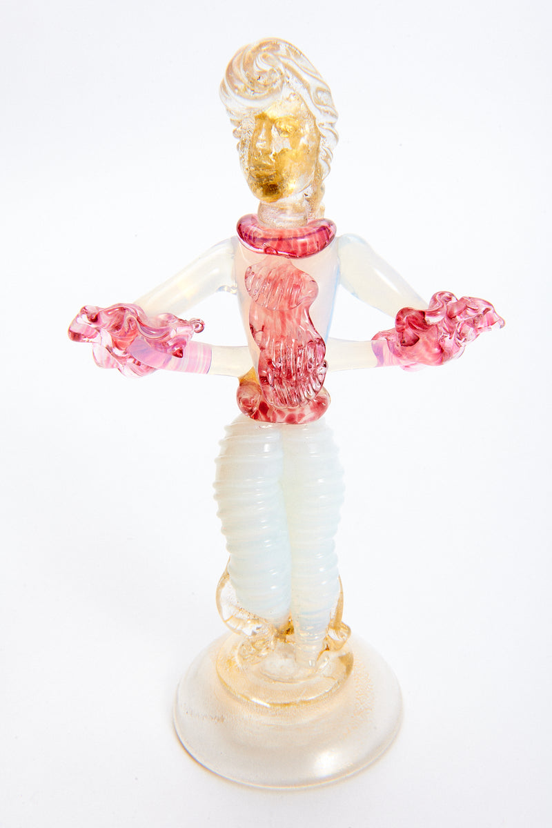 1950s-1960s Venetian Glass Dancer Set of Two
