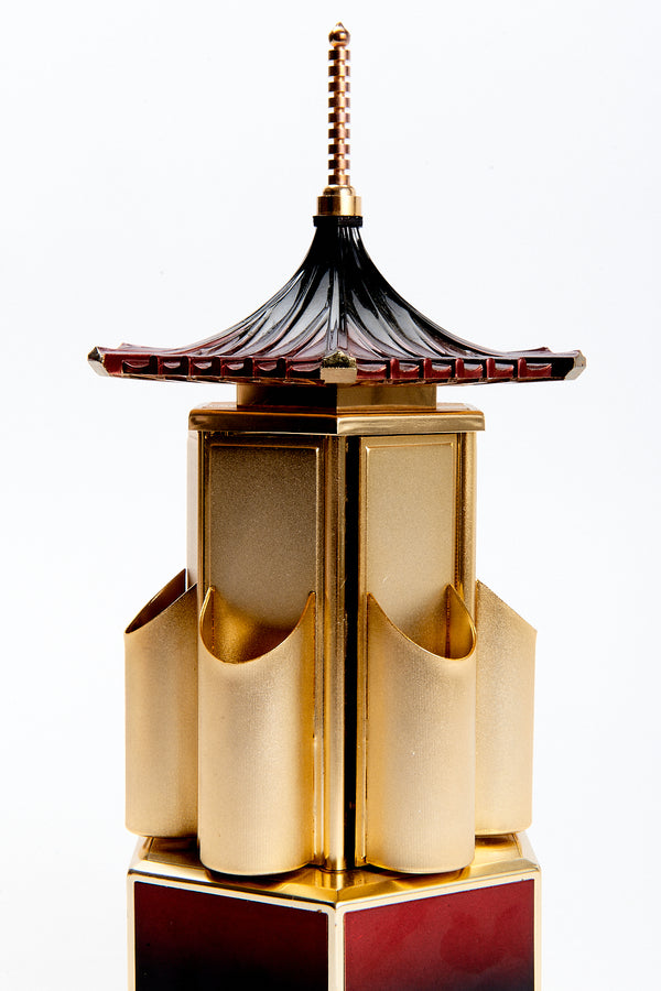 1970s Rare Pagoda Music Box/Hidden Dispenser