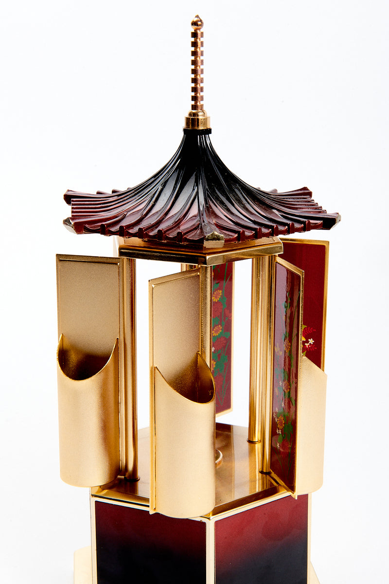 1970s Rare Pagoda Music Box/Hidden Dispenser