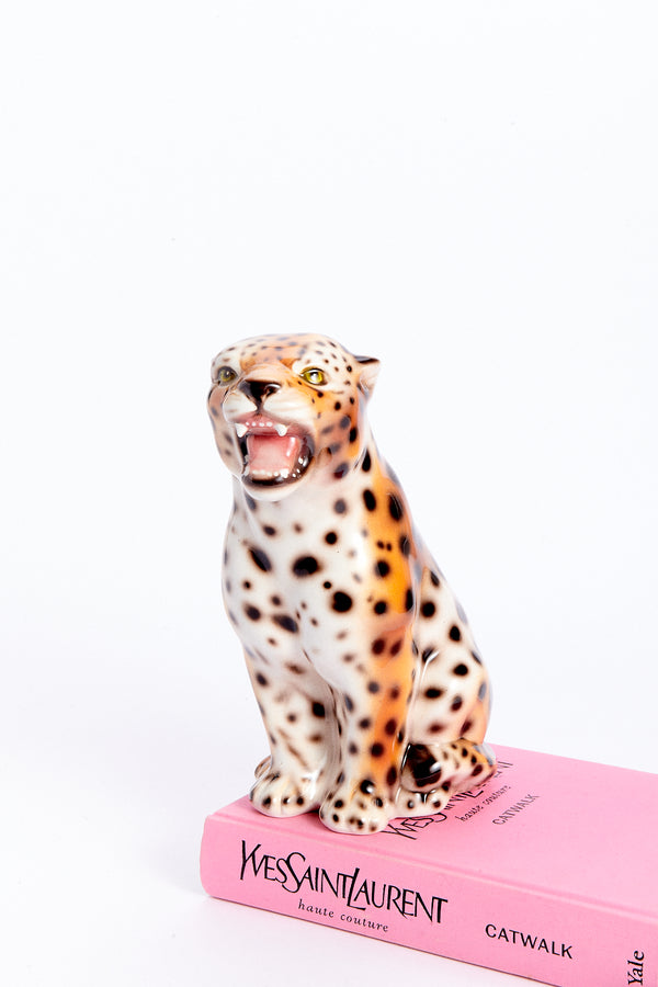 Small Italian Ceramic Leopard