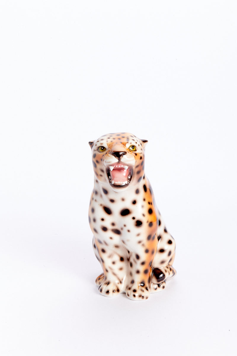 Small Italian Ceramic Leopard