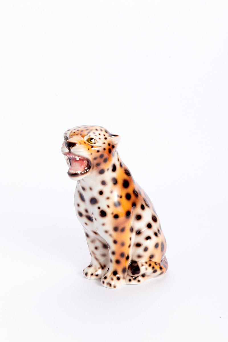 Small Italian Ceramic Leopard