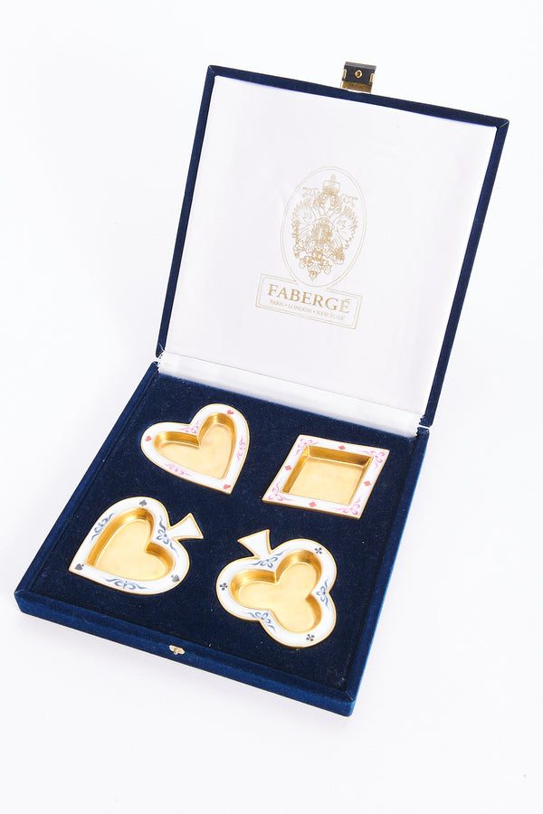 2000s Faberge Limoge Poker Ashtray - Sold Individually