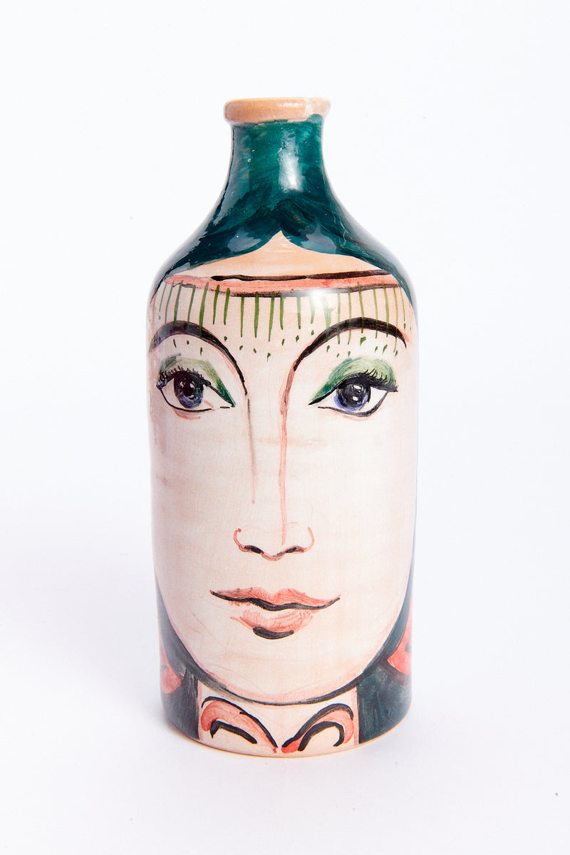 Italian Hand Painted Olive Oil Bottle