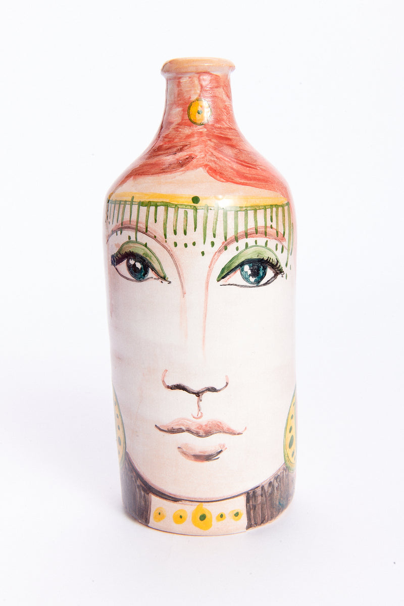 Italian Hand Painted Olive Oil Bottle