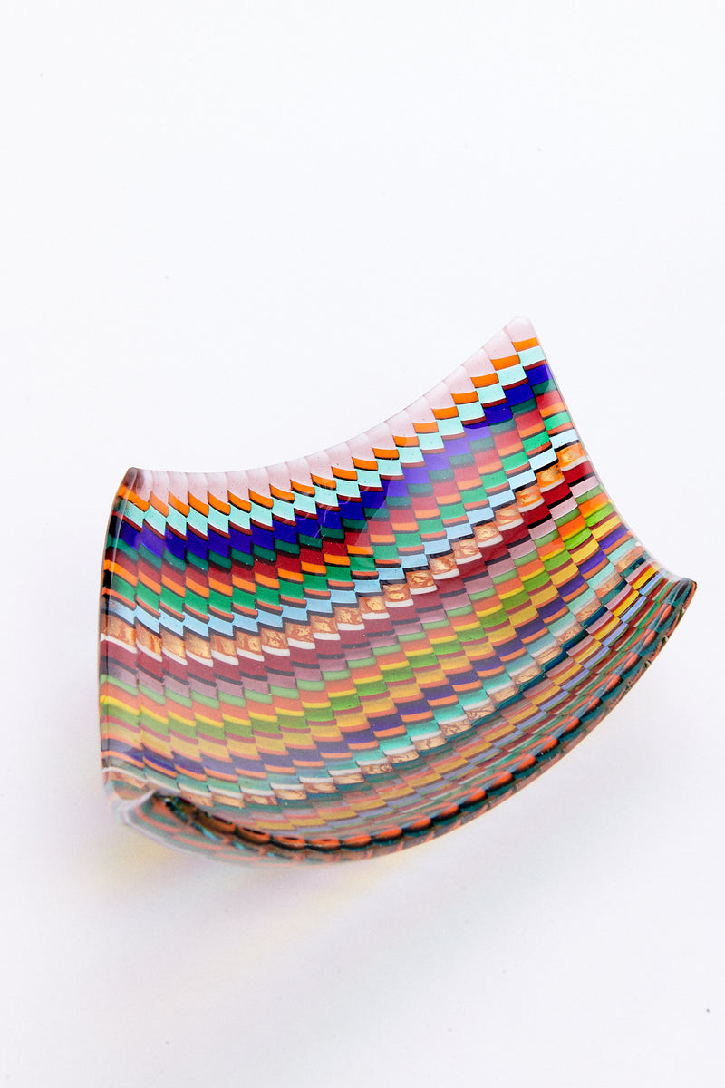 2000s Murano Rainbow Centerpiece