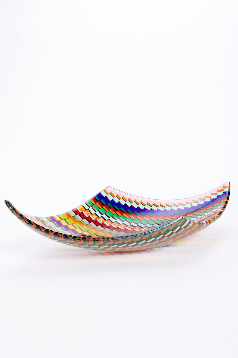 2000s Murano Rainbow Centerpiece