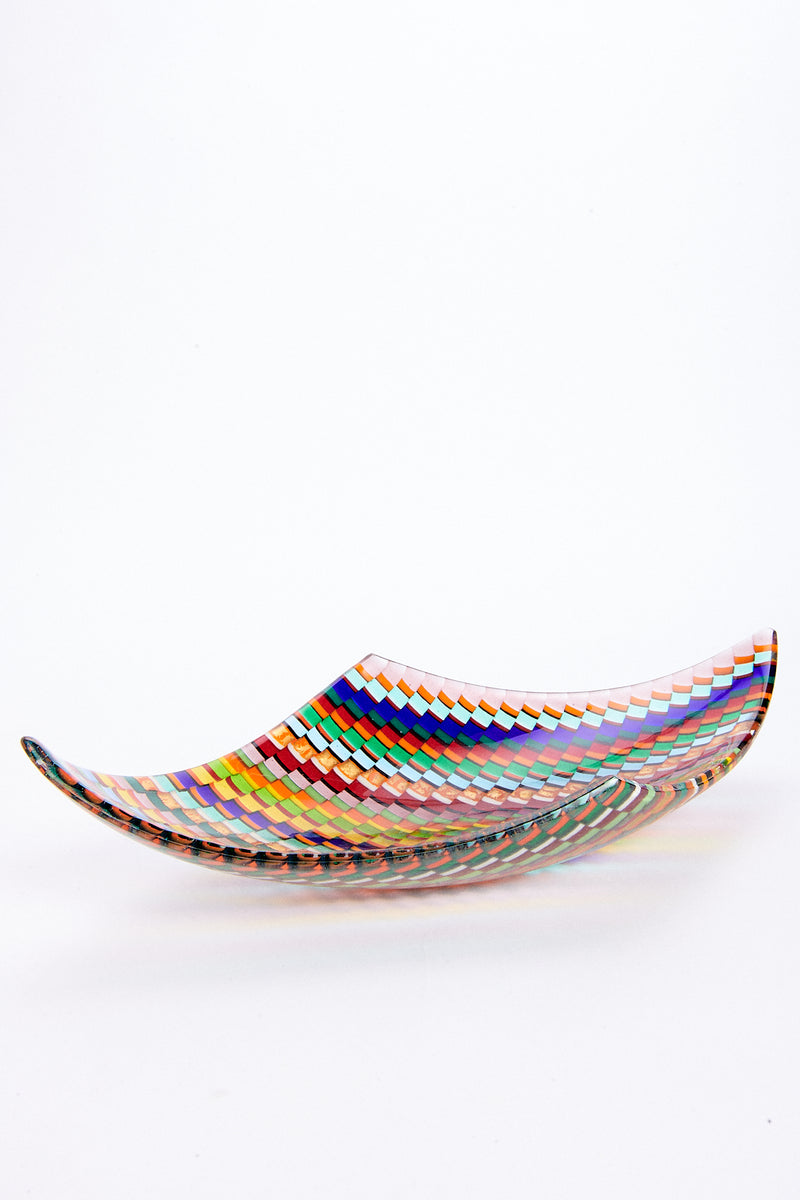 2000s Murano Rainbow Centerpiece