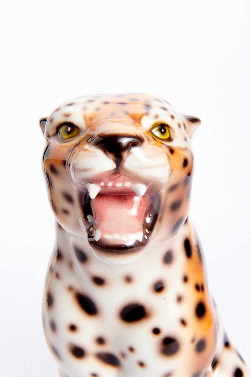 Small Italian Ceramic Leopard