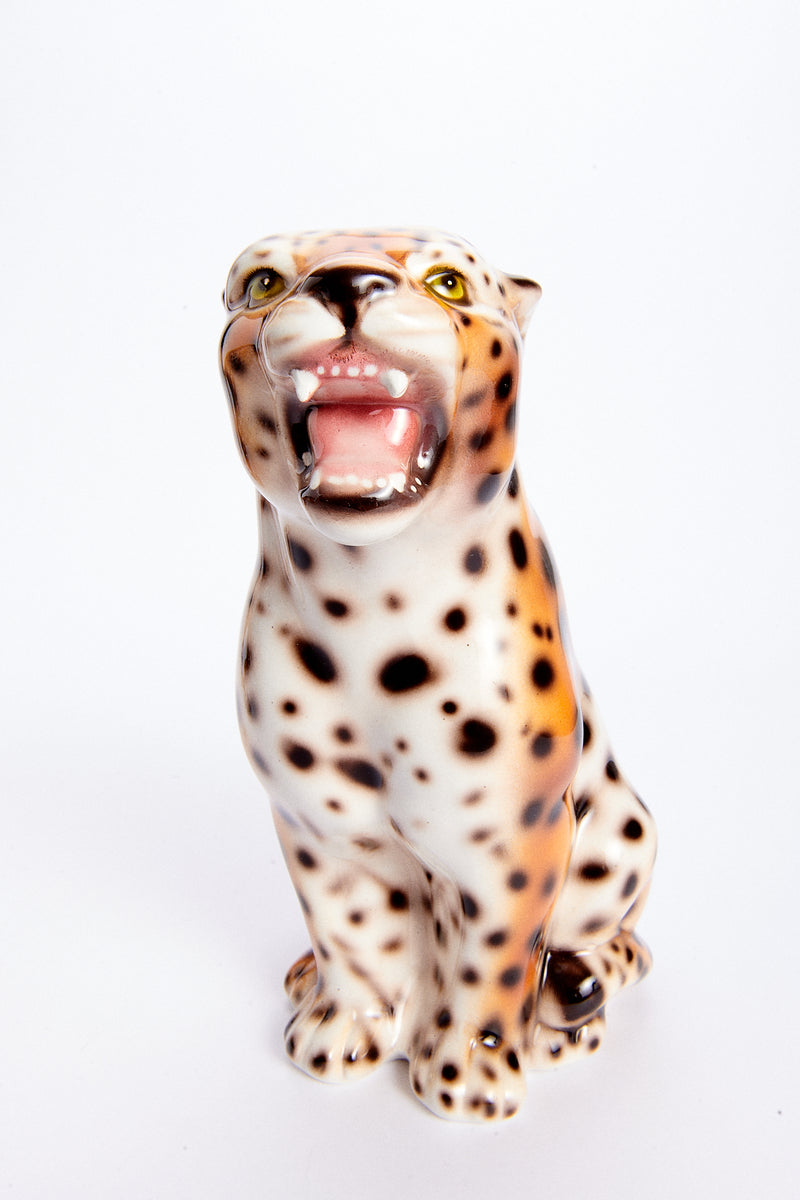 Small Italian Ceramic Leopard