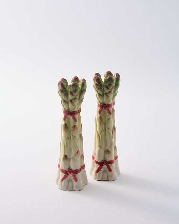 Ceramic Asparagus Candle Holders