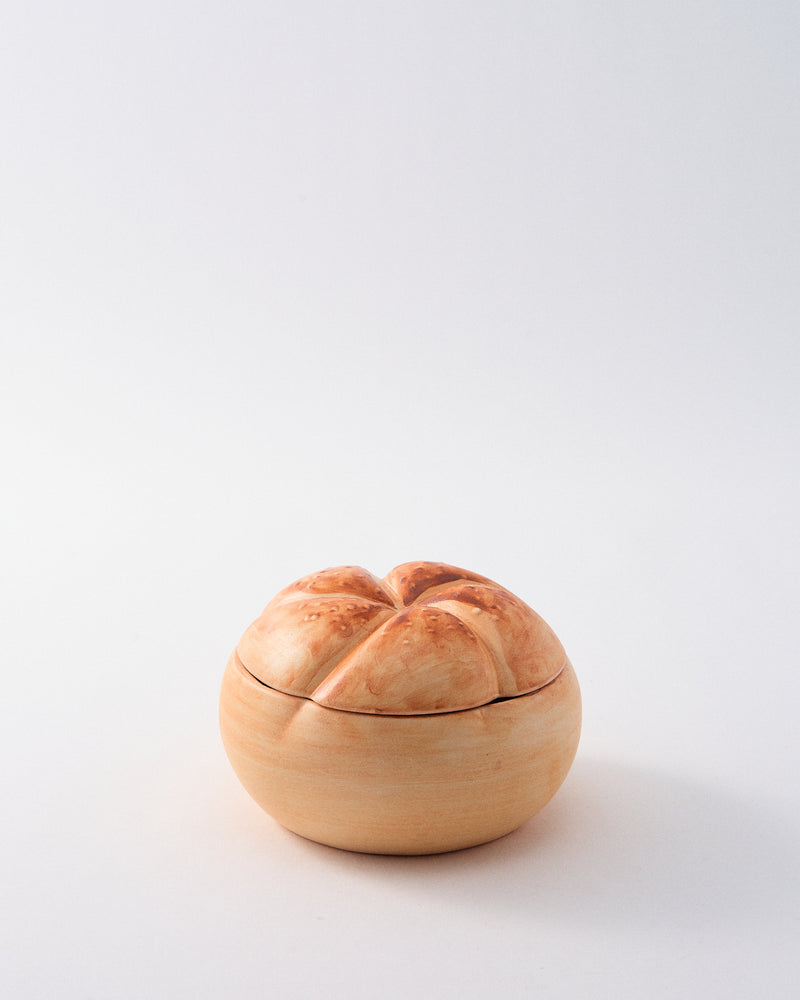 1960s Italian Ceramic Bread Box