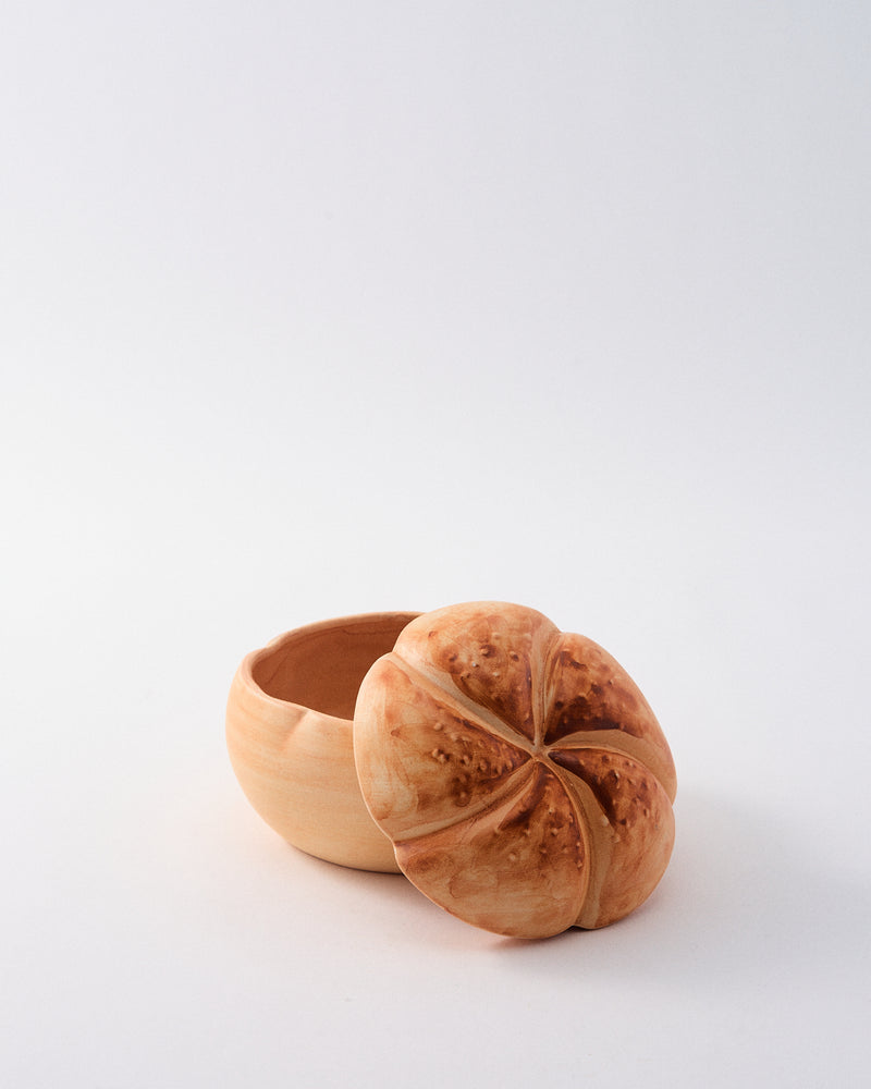 1960s Italian Ceramic Bread Box