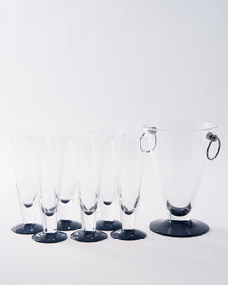 1980s Italian Cocktail Set of Seven Pieces