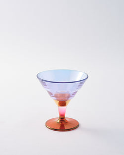 1980s Italian Ombré Martini Glass