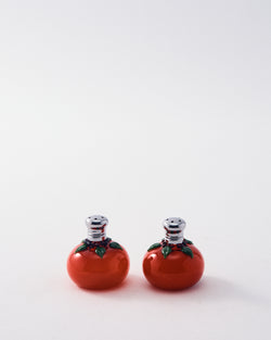 Hand Blown Tomato Salt & Pepper Shakers