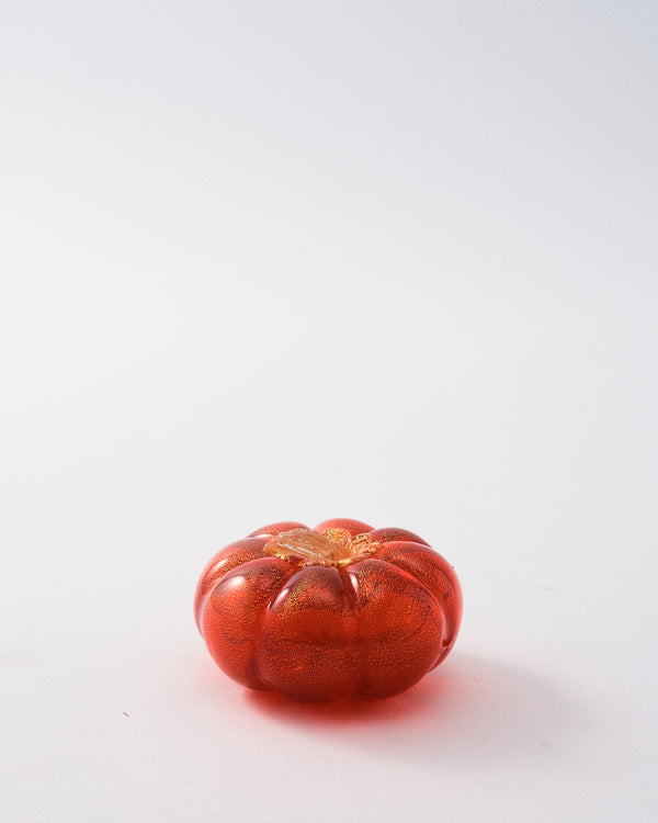 1980s Murano Glass Red Pumpkin I