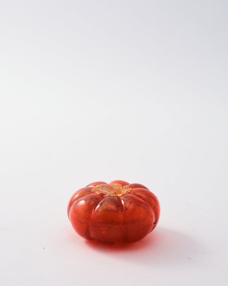 1980s Murano Glass Red Pumpkin I