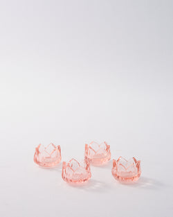 1940s Pink Lotus Salt Dish - Sold Individually