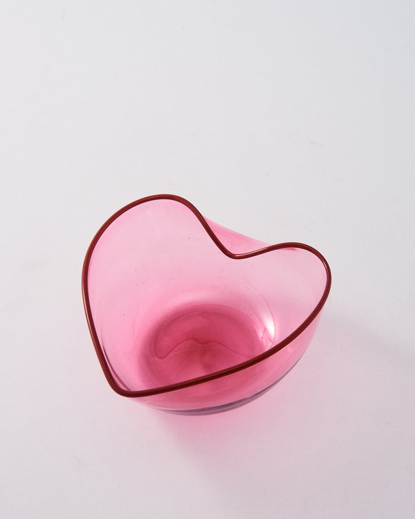 Handblown Heart Bowl