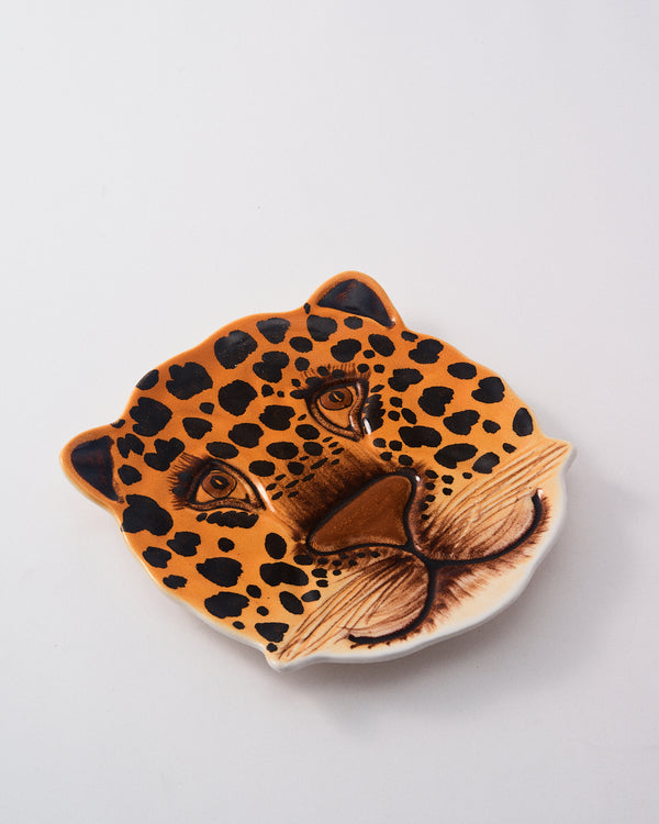 1960s Italian Leopard Plate