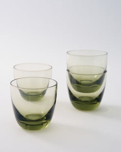 Rosemary Home Olive Green Tumbler Set of Four