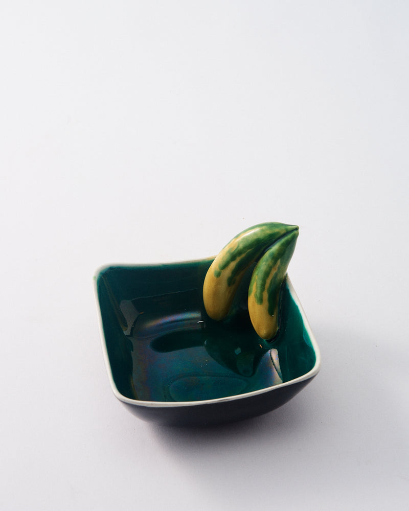 Italian Ceramic Garden Serving Dish - Squash