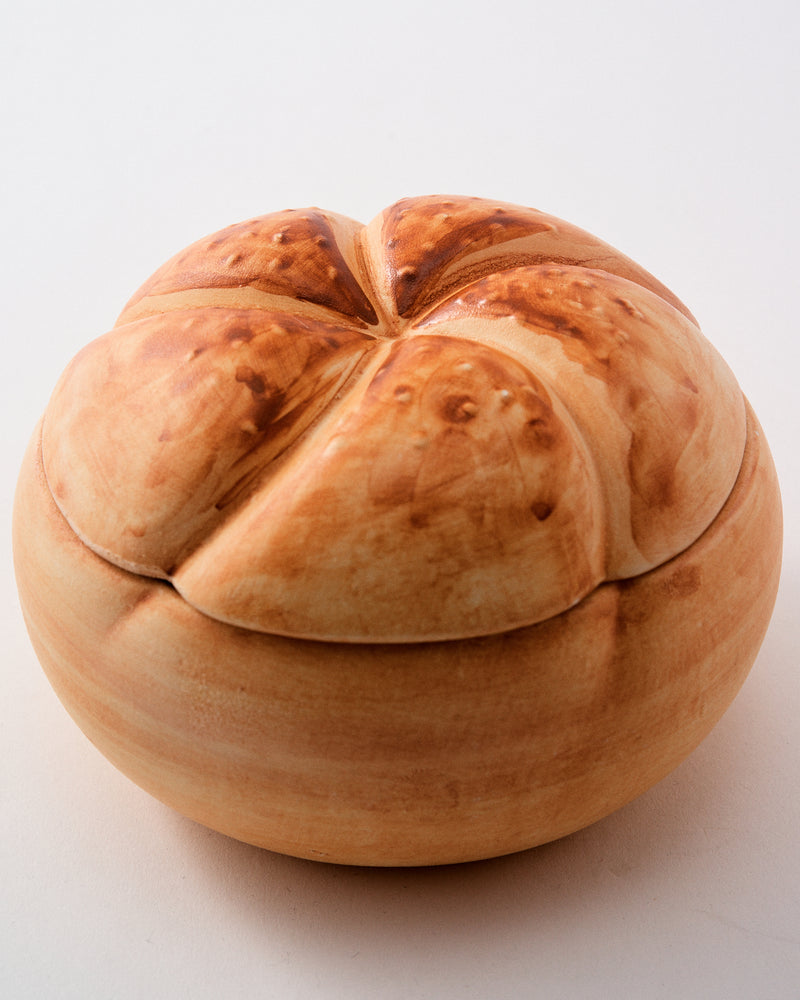 1960s Italian Ceramic Bread Box