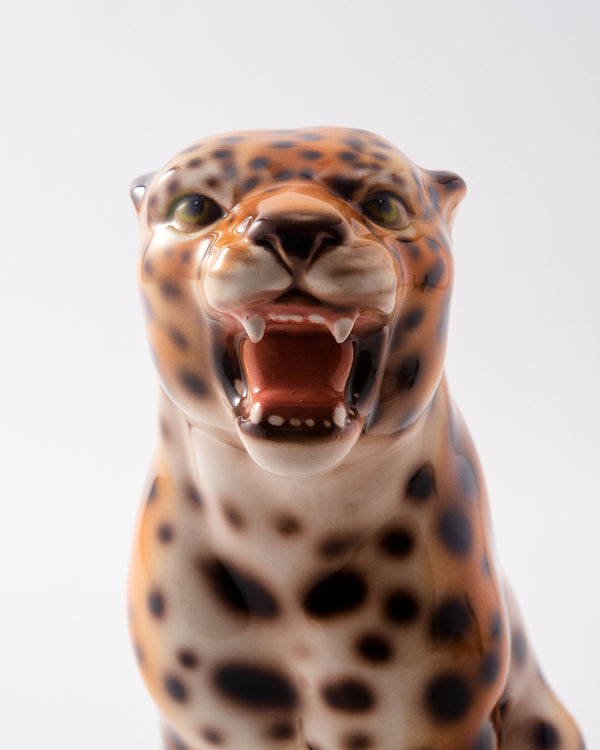 Small Italian Ceramic Leopard