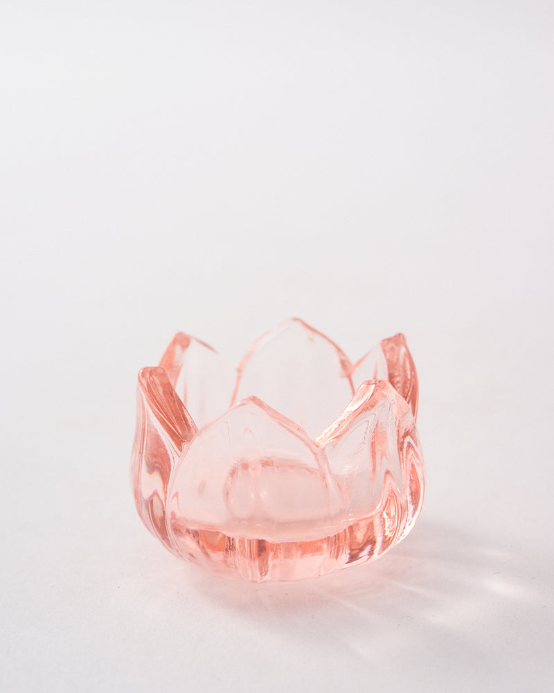 1940s Pink Lotus Salt Dish - Sold Individually