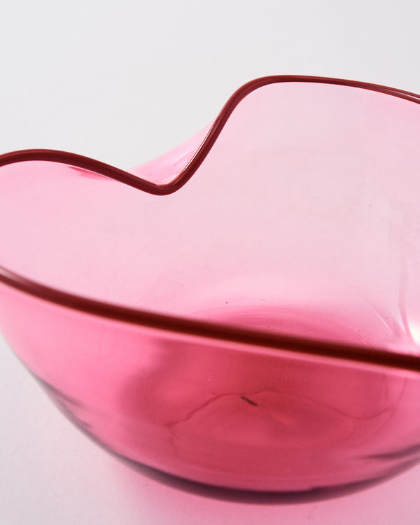 Handblown Heart Bowl