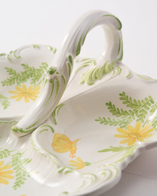 1970s Hand Painted Italian Serving Tray