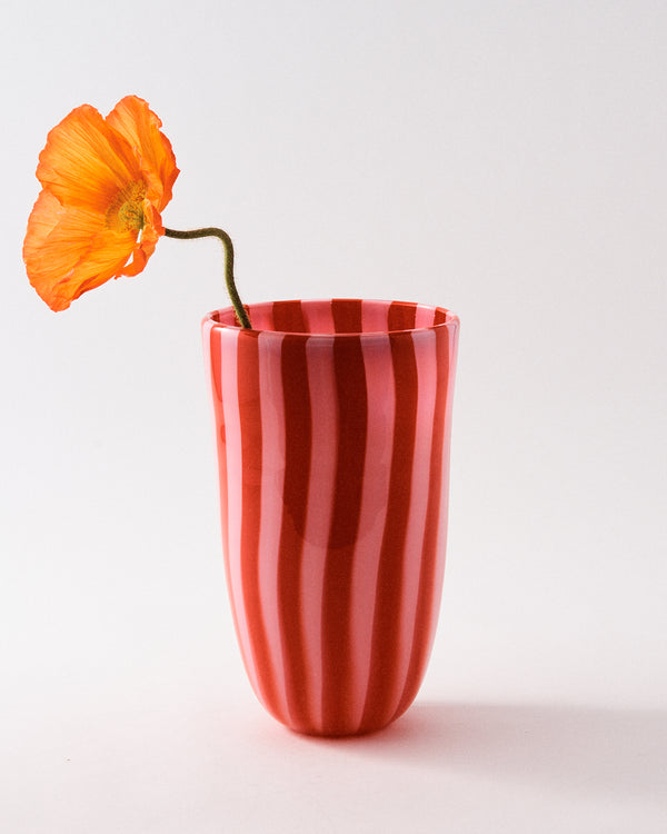 Cenedese Murano ムラノ Multi Stripe Vase 花瓶 Murano Stripes – Rosemary Home