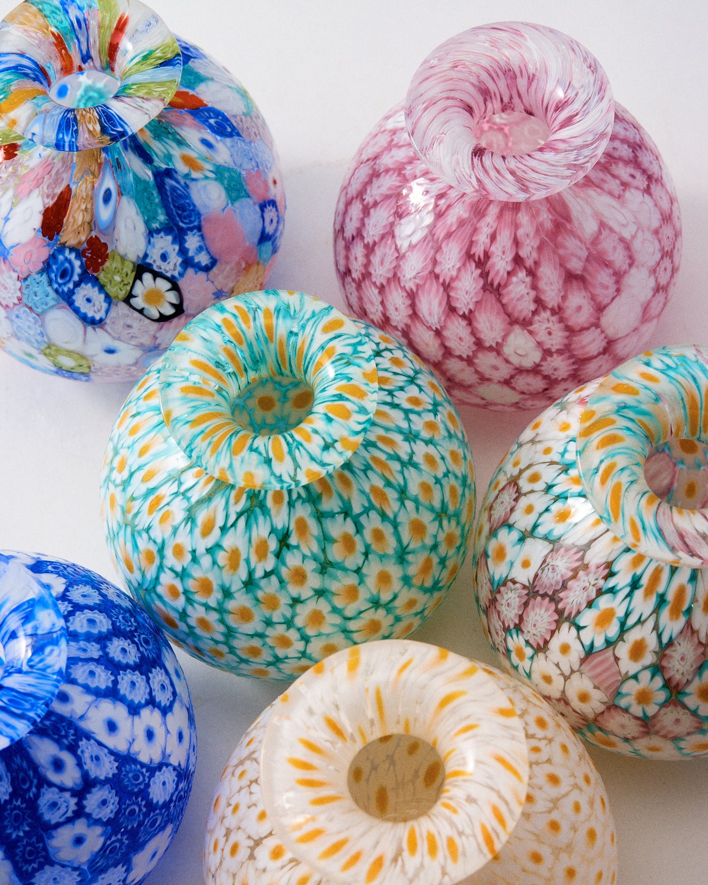 Murano Millefiori Orb Vase - Roses – Rosemary Home