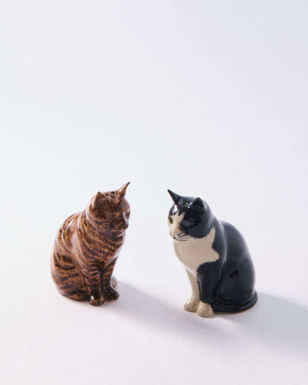 Handmade Cat - Barney & Clementine - Salt & Pepper Shakers