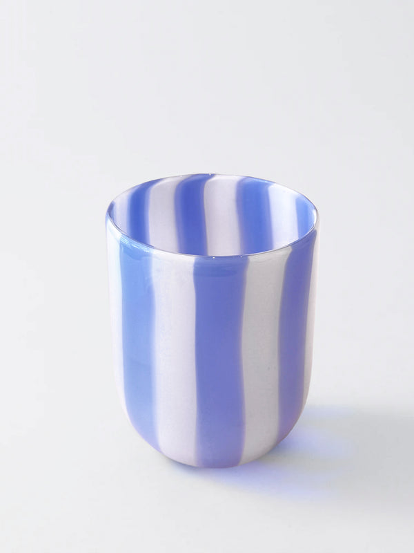 Lilac Candy Stripe Tumbler