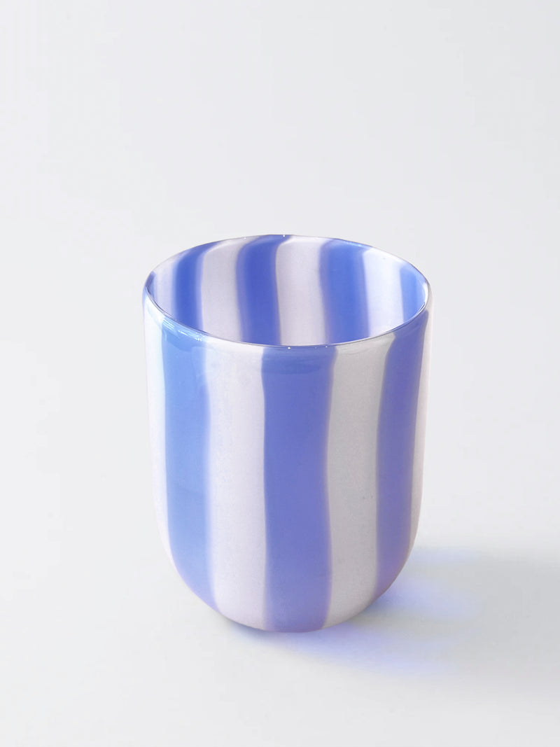 Lilac Candy Stripe Tumbler