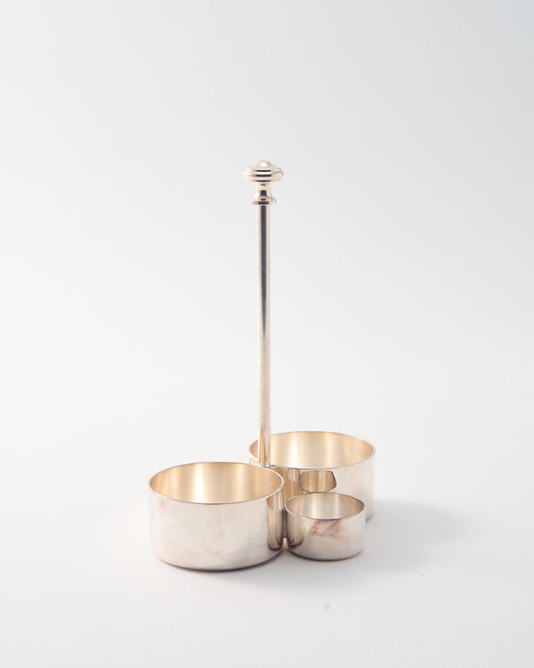 German Polished Steel Aperitivo Server